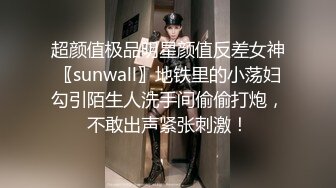 超颜值极品明星颜值反差女神〖sunwall〗地铁里的小荡妇勾引陌生人洗手间偷偷打炮，不敢出声紧张刺激！